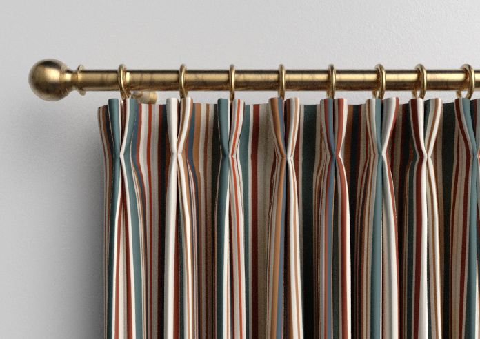 The British Stripe Co. Elizabeth, Teignbridge No.1 - Made to Measure Curtains - Image 10